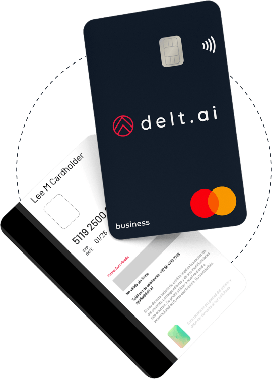 Tarjeta corporativa delt.ai