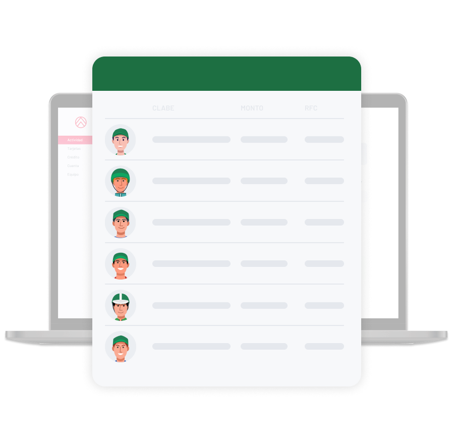CSV upload of bank transfer recipients who will receive their payment from delt.ai